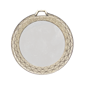2 3/4" White Bling 2" Insert Holder Medal