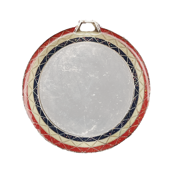 2 3/4" Red/White/Blue Bling 2" Insert Holder Medal